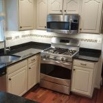 After Custom Painting of Kitchen Cabinets in Frederick, Maryland