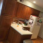 Before Cabinets | Custom Kitchen Cabinet Painting in Frederick Maryland